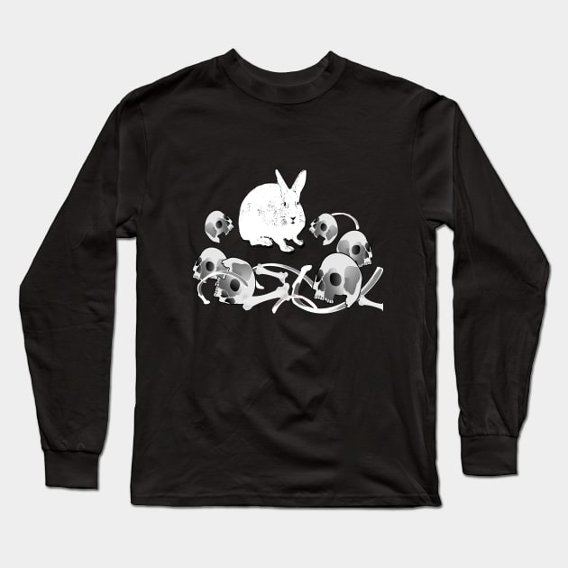 Killer Rabbit Long Sleeve T-Shirt by geodesyn